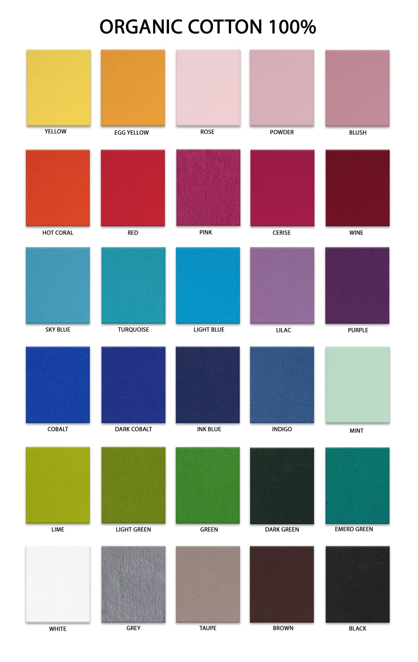 Organic cotton midi length summer dress in coral color