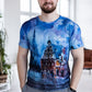 Vīriešu T-krekls ar Rīgas skatiem