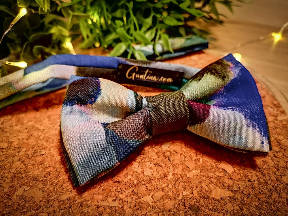 Zili pelēks vīriešu tauriņš