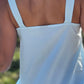 Light blue organic cotton summer dress