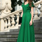 Maxi dress with cut out back