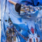 Softshell coat / parka with a painting of Riga