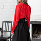 Classic black colour skirts with side pockets