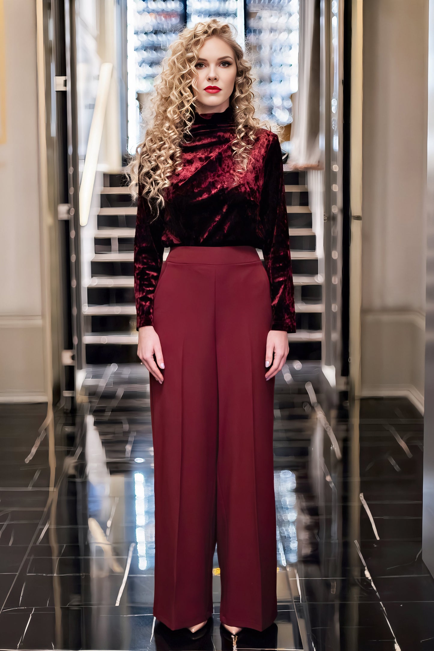 Elegant Wide-Leg Trousers