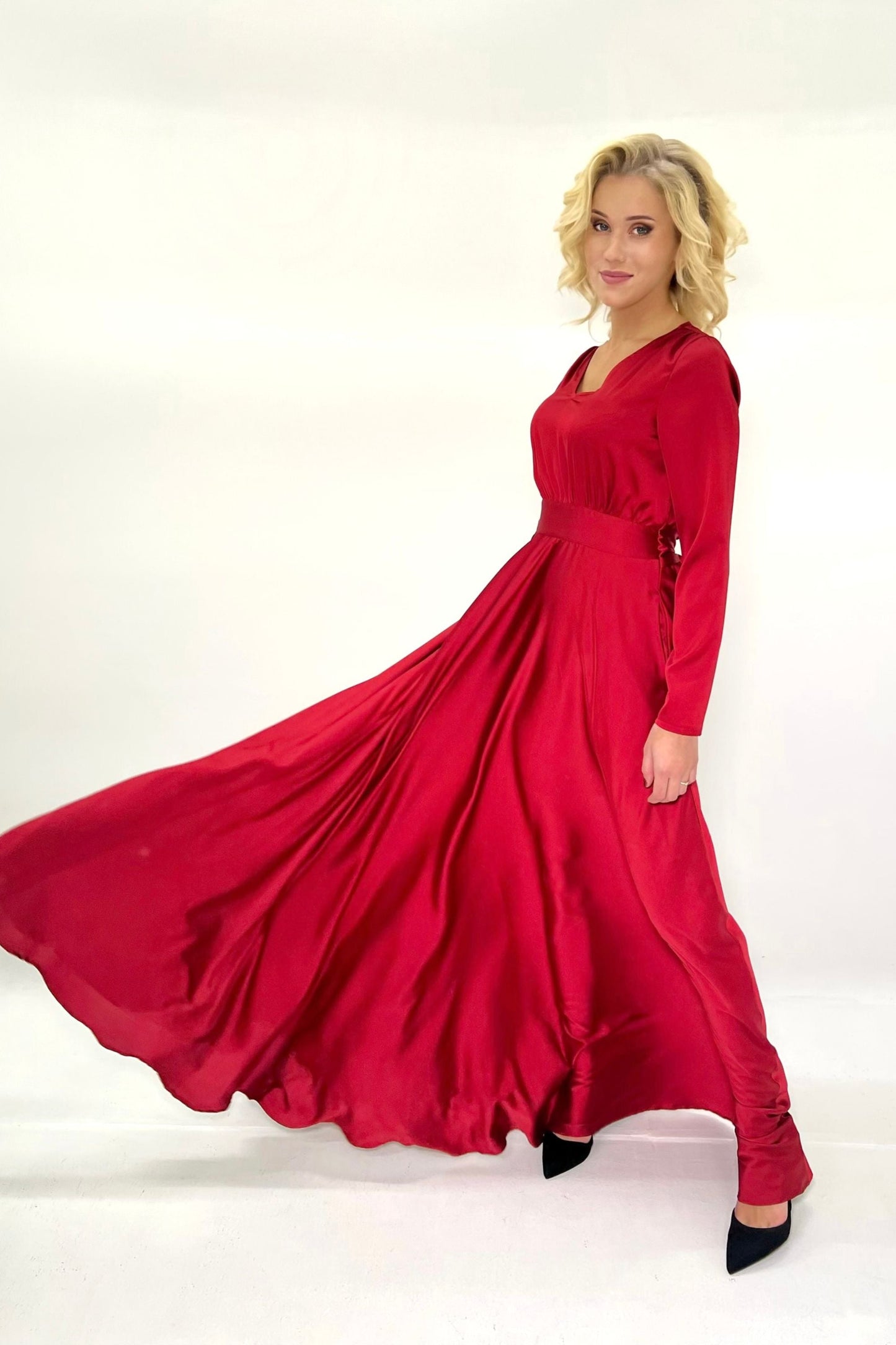 Maxi Dress with long sleeves