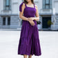 Cotton dress with bows in many colors
