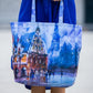 Ietilpīgs iepirkumu maisiņš ar Rīgas attēlu