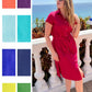 Cotton shirt dress in many colors
