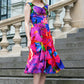 Bright dress with flowers
