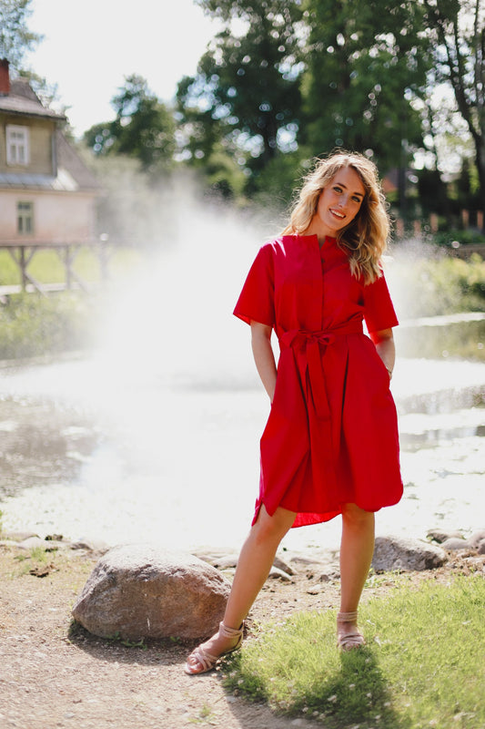 Organic cotton summer dress