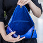 Handbag with cloud printing