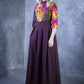 Full maxi grape shade skirts with side pockets